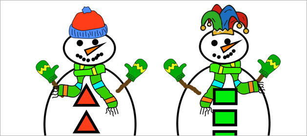 Snowman glyphs